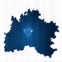Latvijas kartes un datu ikonas, simbolizējot datu rezidenci Latvijā.